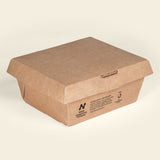 Notpla Compostable Clip & Close Food Box 800ml